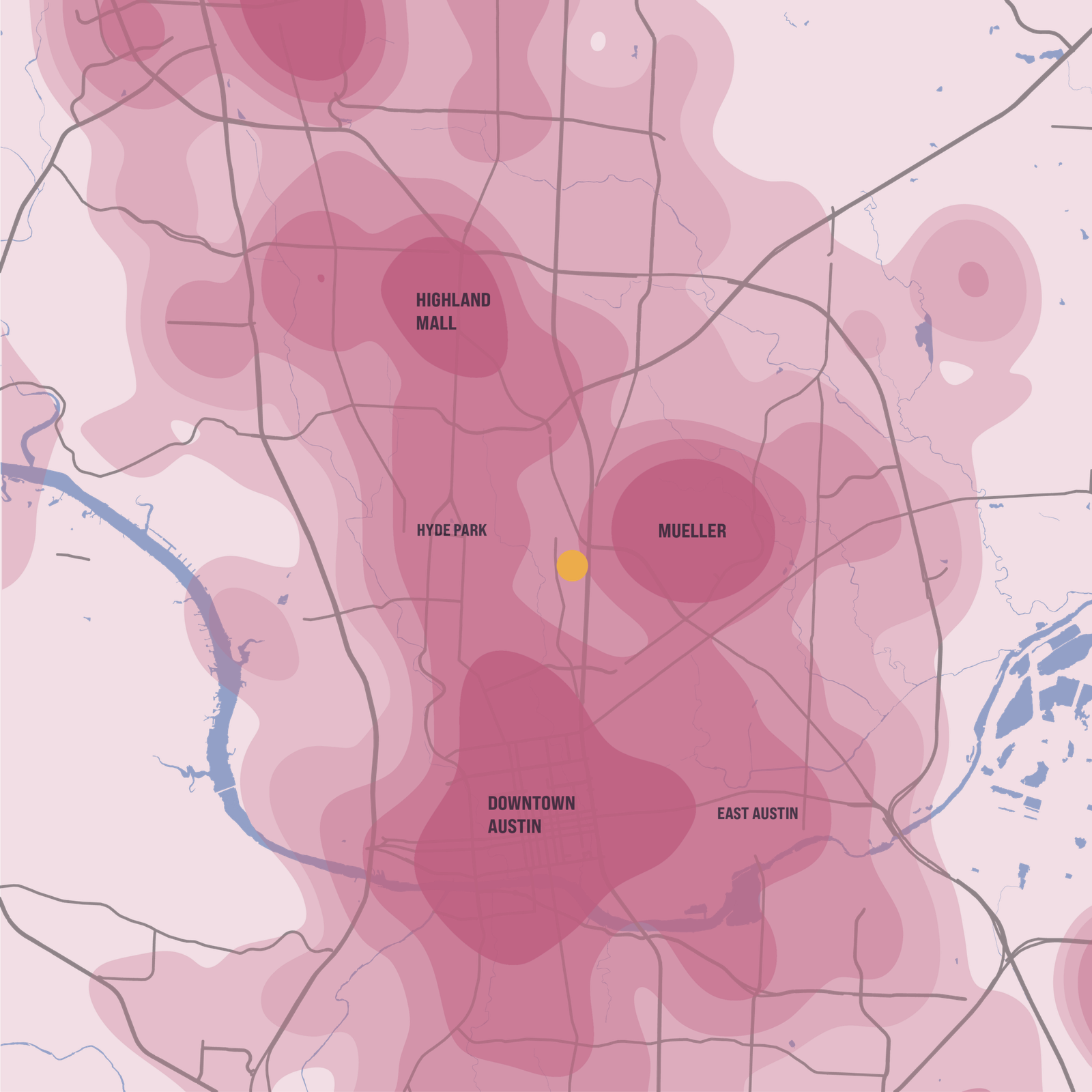 Abstract urban systems map